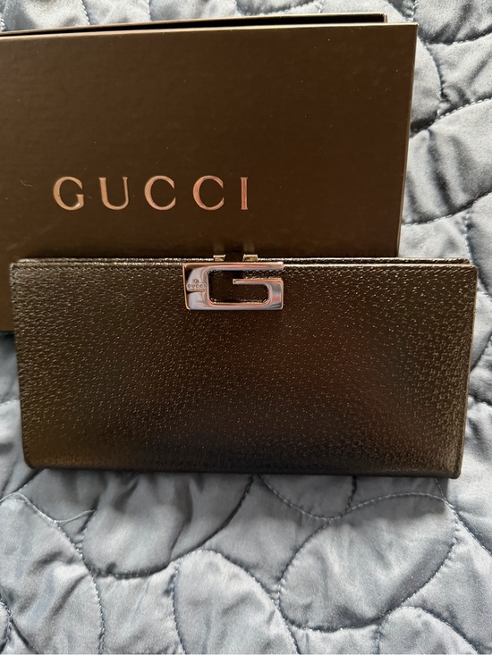 Gucci Handbags - Authentic Gucci Black Leather Wallet - Tom Ford Era